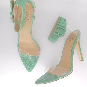 Mint Green Heels